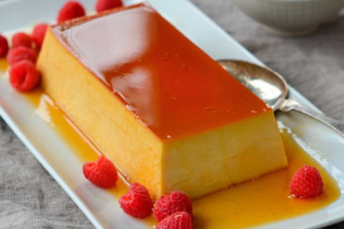 Chef style flan