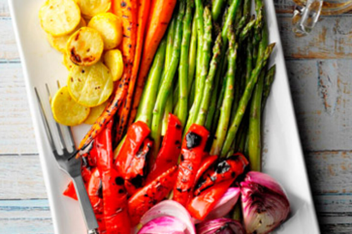 Hot side veggies platter