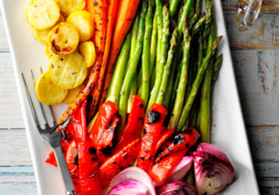 Hot side veggies platter